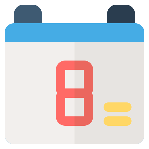 calendário grátis ícone