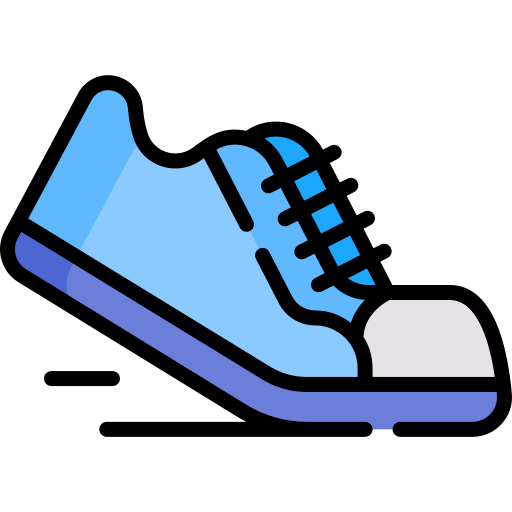 zapatos para correr icono gratis