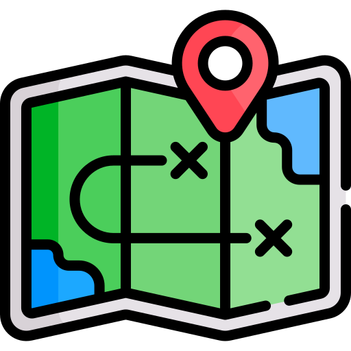 Map Special Lineal color icon