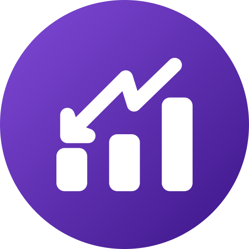 disminución icono gratis