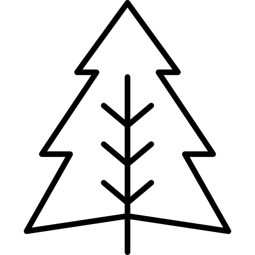 Árbol de navidad icono gratis