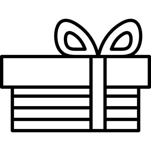 caja de regalo icono gratis