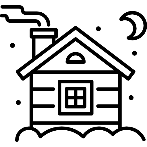 cabaña icono gratis