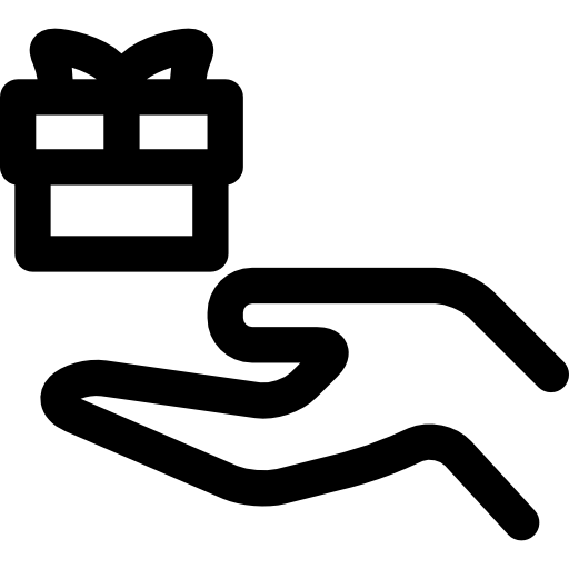 Gift Donation - Free Gestures Icons