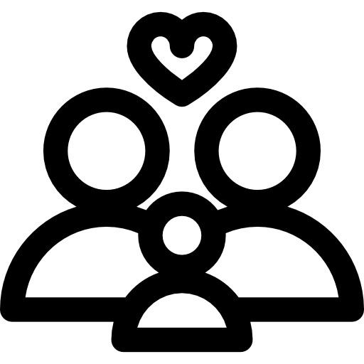 wohltätigkeitsorganisation für familien  kostenlos Icon
