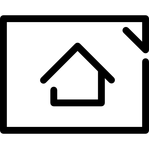 plano de la casa icono gratis