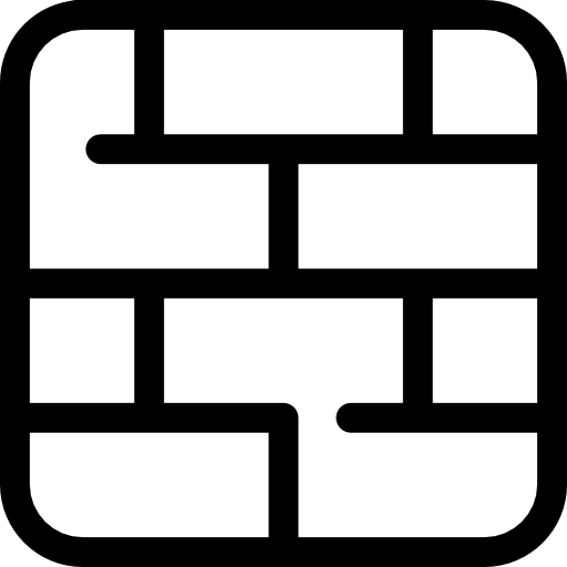 pared de ladrillo icono gratis