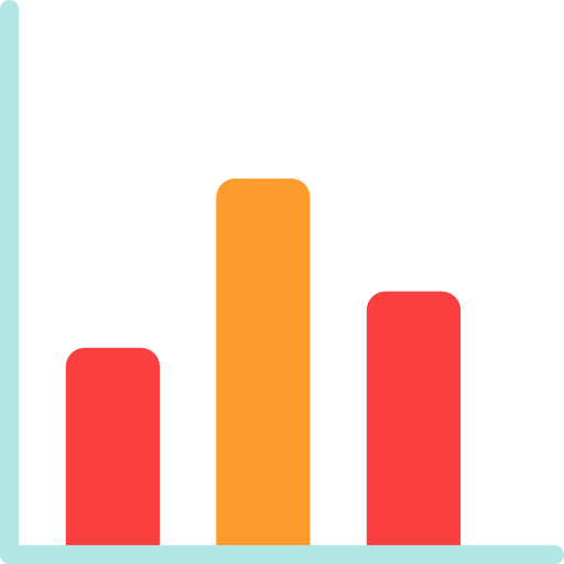 gráfico de barras icono gratis