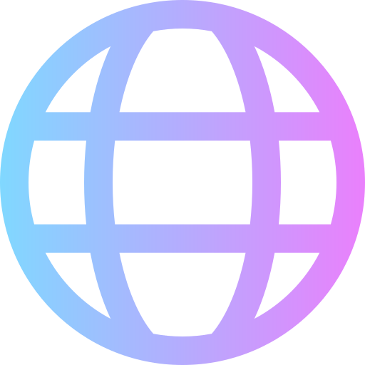 World Super Basic Rounded Gradient icon