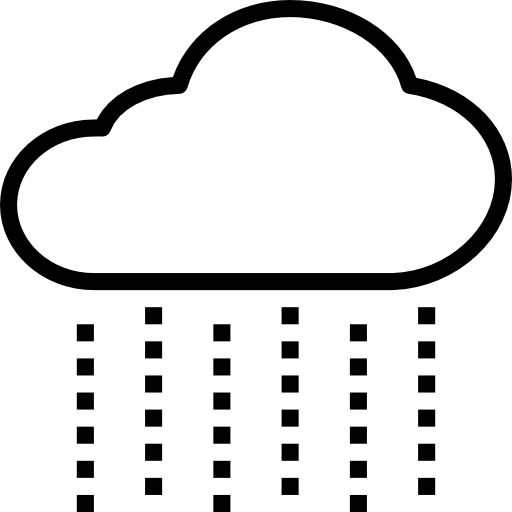 lluvioso icono gratis