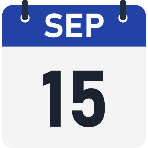 15 de septiembre icono gratis