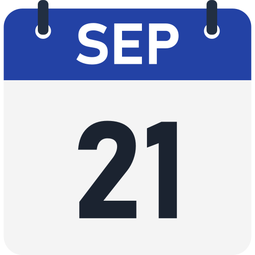 21 de septiembre icono gratis