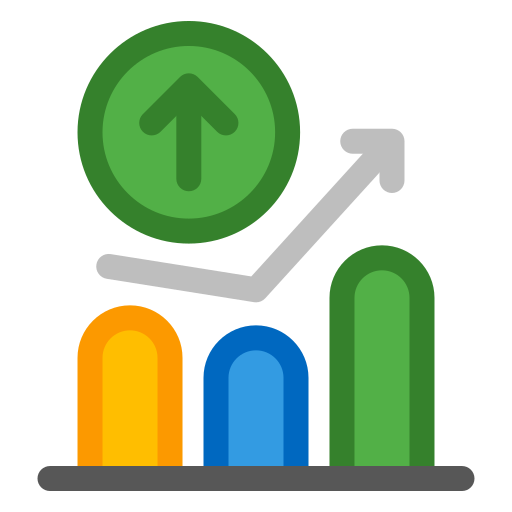 gráfico de barras icono gratis