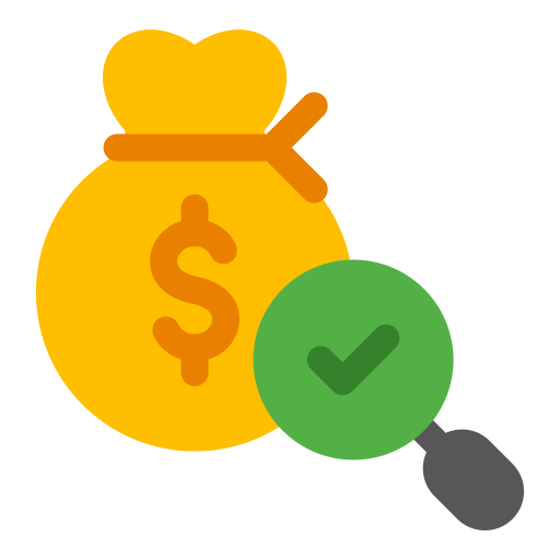 bolsa de dinero icono gratis