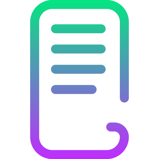 Document Generic Gradient icon