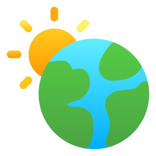 Earth Generic gradient fill icon