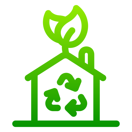 casa verde icono gratis