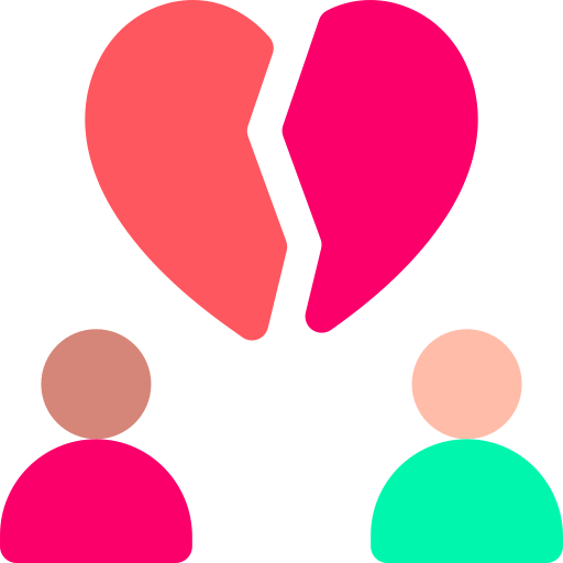 coeur brisé Icône gratuit