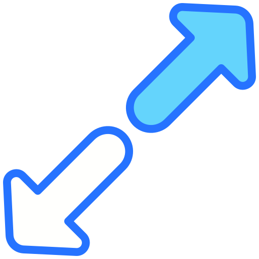 oben unten kostenlos Icon