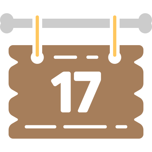 fecha del calendario icono gratis