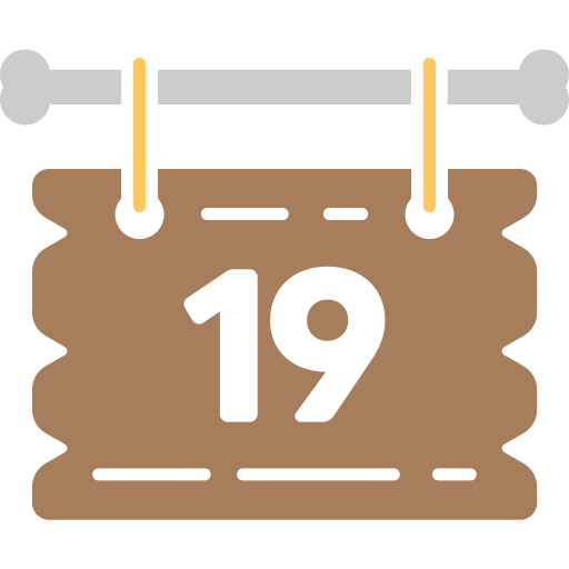 fecha del calendario icono gratis