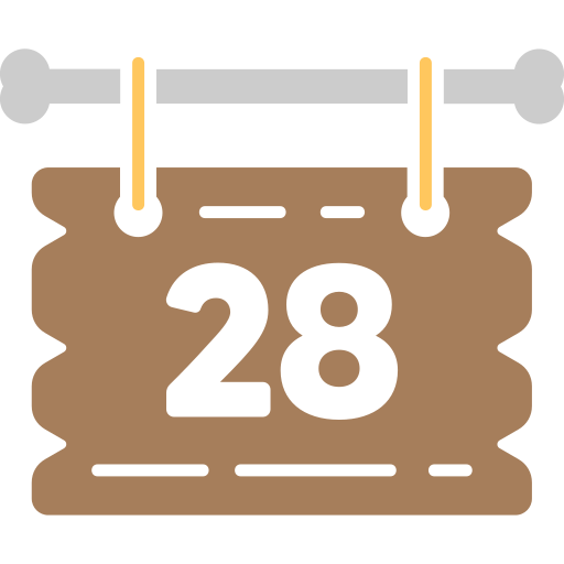 Calendar Date Generic Color Fill Icon