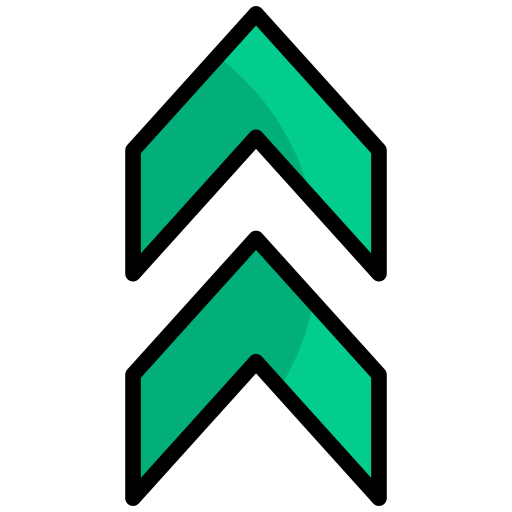 pfeil nach oben kostenlos Icon