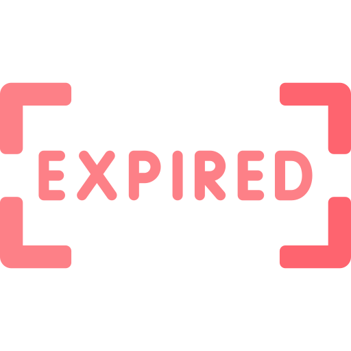 caducado icono gratis