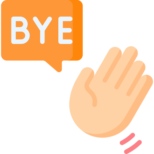 Bye - Free communications icons