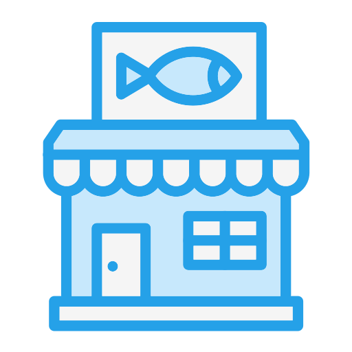 poissonnerie Icône gratuit poissonnerie Icône gratuit