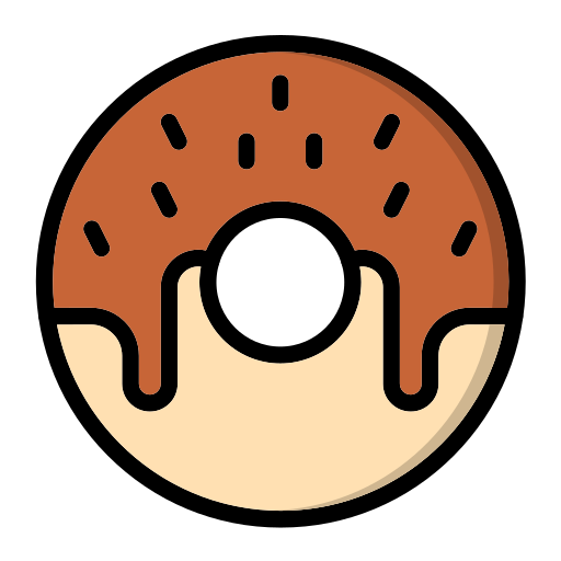 Пончик бесплатно иконка
