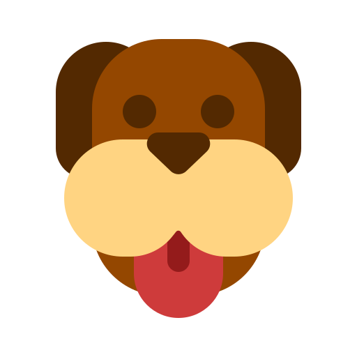 Dog face Generic color fill icon