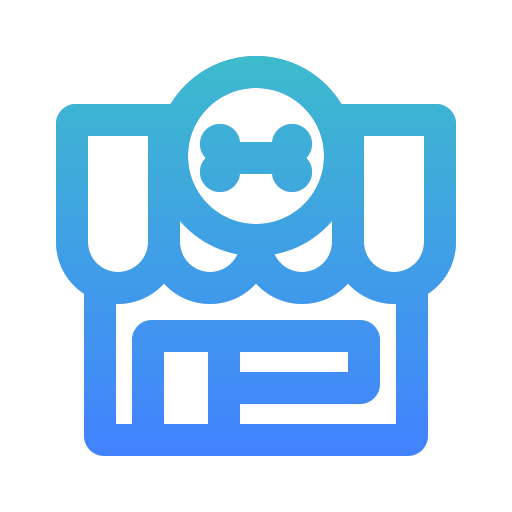 la tienda de animales icono gratis