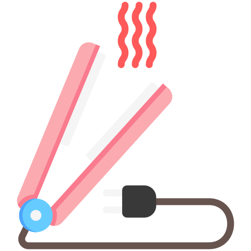 plancha para cabello icono gratis