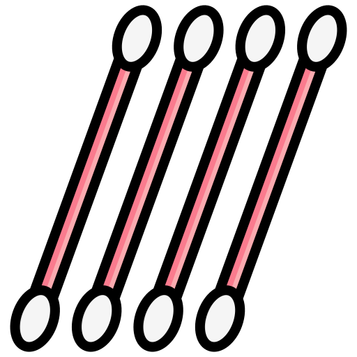 Cotton buds Generic color lineal-color icon