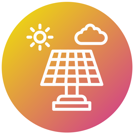 Solar panel Generic gradient fill icon