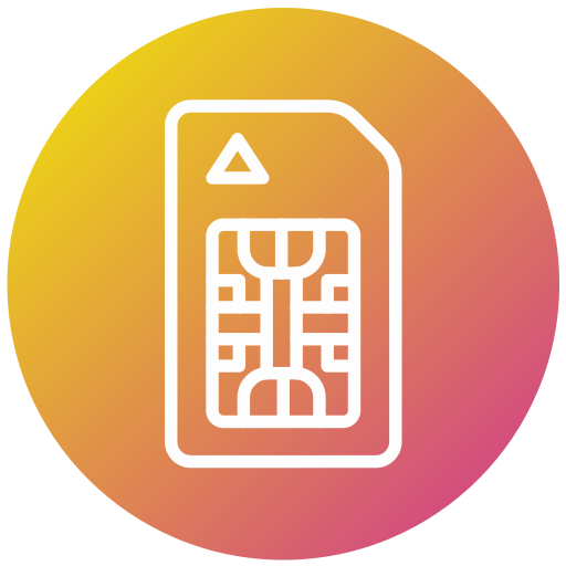 tarjeta sim icono gratis