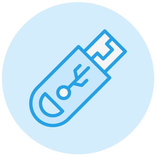 USB drive Generic color lineal-color icon