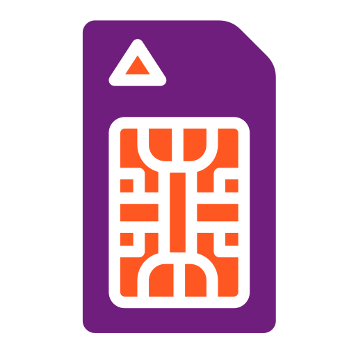 tarjeta sim icono gratis