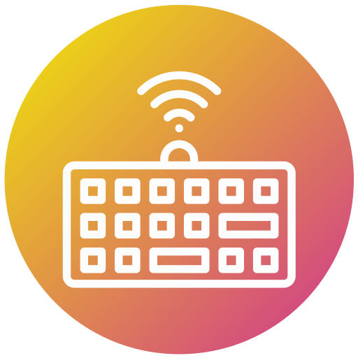 teclado inalambrico icono gratis