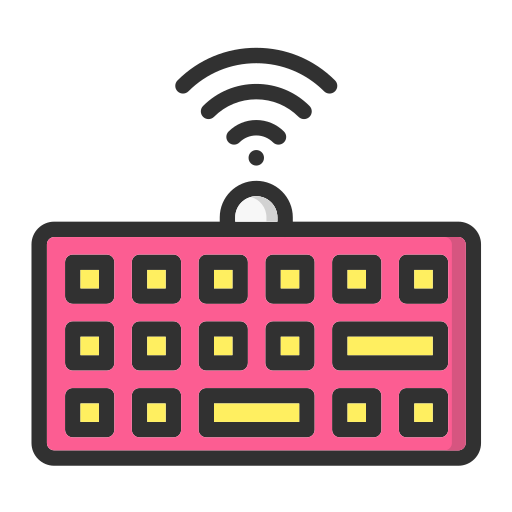 teclado inalambrico icono gratis