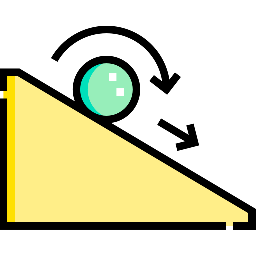 Friction Detailed Straight Lineal color icon