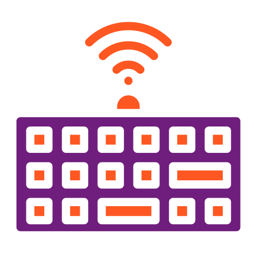 teclado inalambrico icono gratis