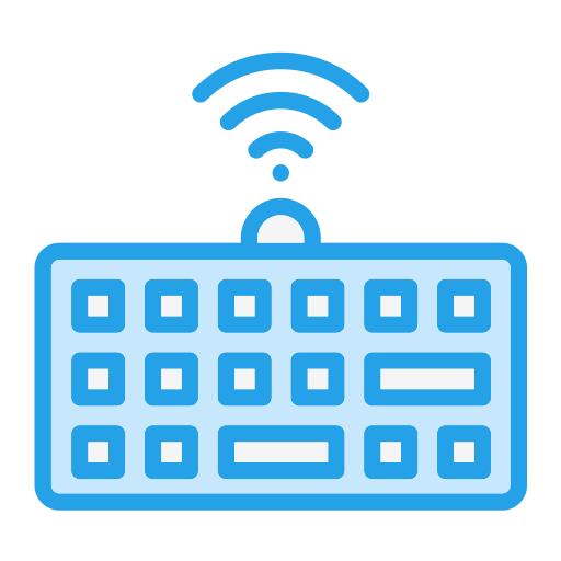 teclado inalambrico icono gratis