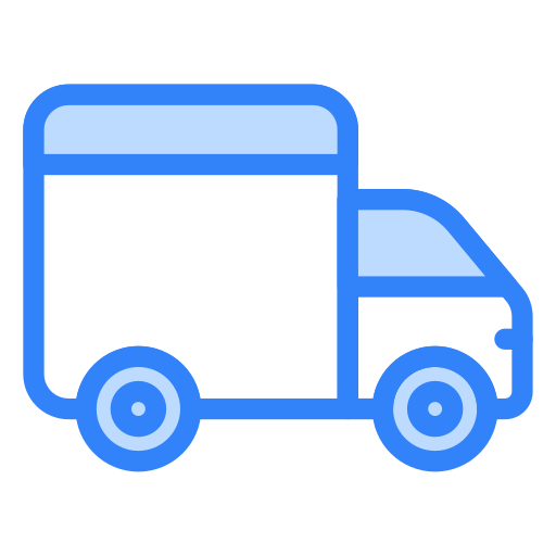 Delivery van - Free transport icons