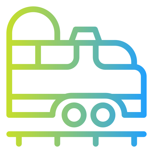 Train Generic gradient outline icon