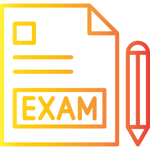 Exam Generic gradient outline icon