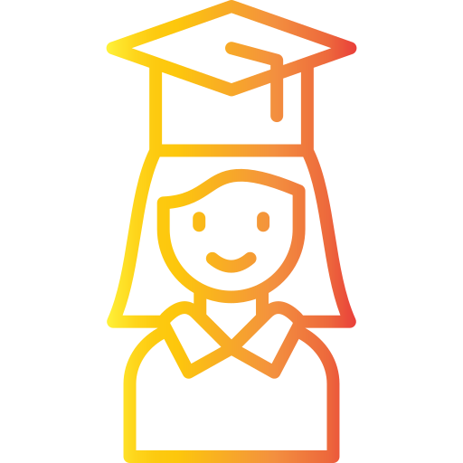 graduación icono gratis