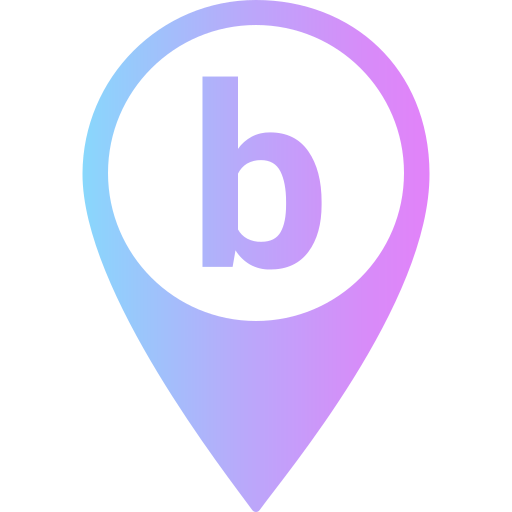 Letter B Generic Gradient Fill Icon