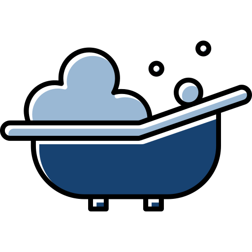 bañera de bebé icono gratis